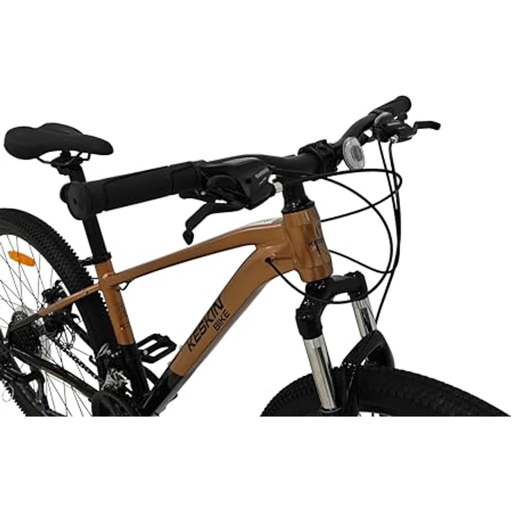 Keskin Bikes HT MTB1, 26" Hardtail Mountainbike mit Aluminiumrahmen, SM21-Speed, hydraulischen Scheibenbremsen, Bronze Schwarz – Bild 4