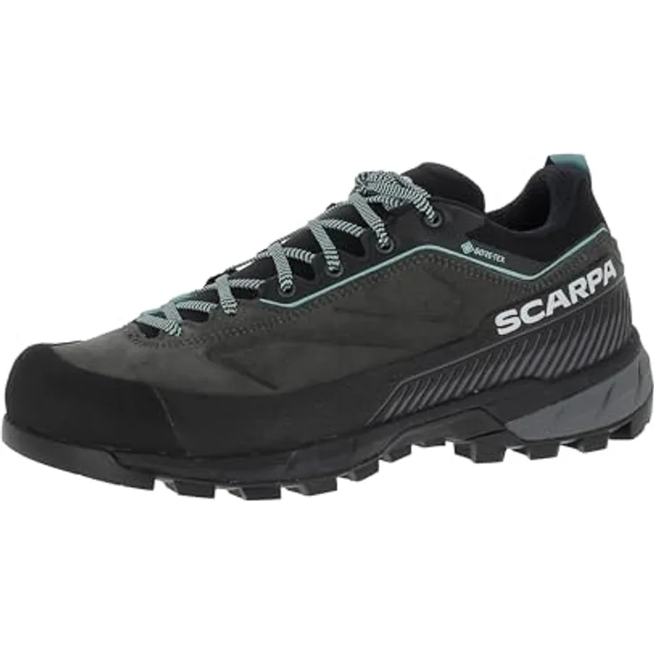Scarpa Rapid XT GTX Wmn, Wasserdichter Wanderschuh für technische Zustiege und leichteste Klettereien, Schwarz