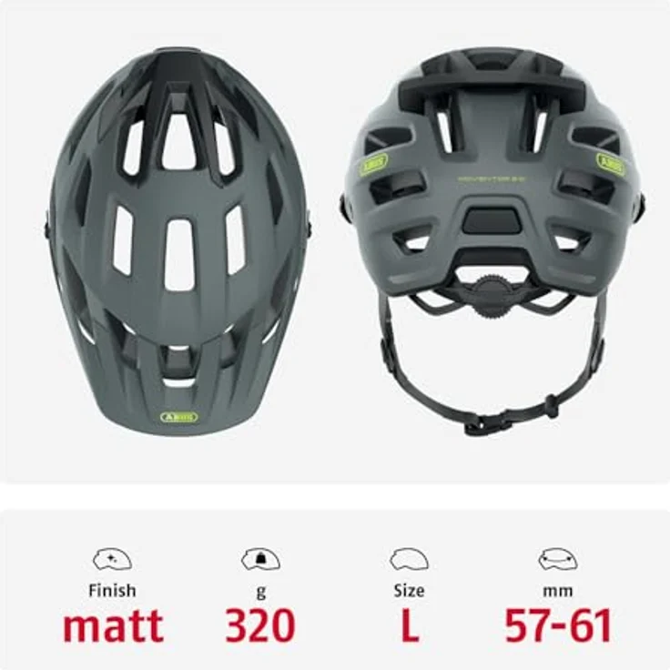 Abus Moventor 2. 0 concrete grey 57 - 61 cm – Bild 4
