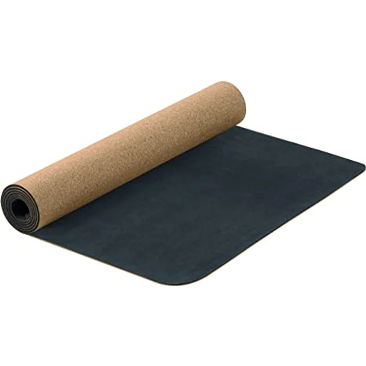 Airex Yoga Eco Kork Matte, 4 mm, umweltfreundlich mit natürlichem Korkmaterial für Innen- und Außenbereich