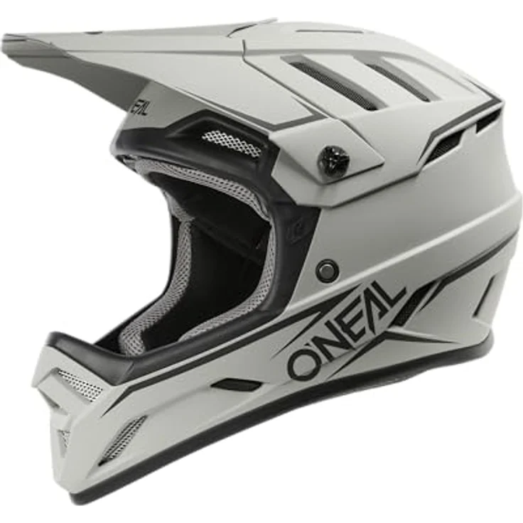 O'NEAL BACKFLIP Helmet, Downhill Fahrradhelm in Solid Gray, M (57/58 cm), mit hervorragendem Belüftungssystem und Fidlock Magnetverschluss – Bild 2