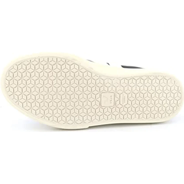 Veja Campo Damen Sneaker, Chromefree Leder Turnschuhe mit abriebfester Innenauskleidung aus recycelten Plastikflaschen, Schwarz-Weiß – 7 Großbritannien - 40 EU - 9 US – Bild 5