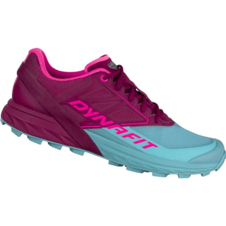 Dynafit Damen Alpine Traillaufschuhe, leichter Trail Running Schuh mit Vibram Megagrip, Beet Red Marine Blue, 37 EU – Bild 1