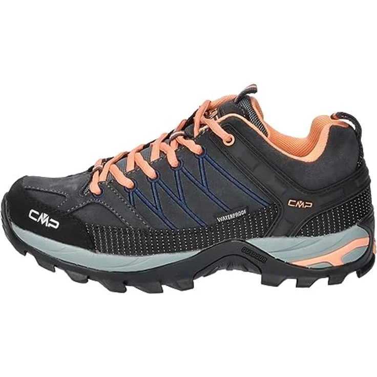 CMP Trekkingschuhe Damen Rigel Low, Wander- und Trekking Schuhe mit Full On Grip Technologie für optimale Dämpfung – Bild 2