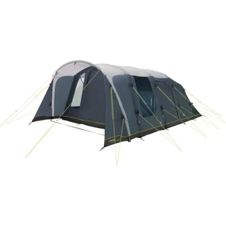 Outwell Colorado 6 Air, 6-Personen Tunnelzelt mit wasserdichtem Zeltboden und abgedunkelten Schlafkabinen