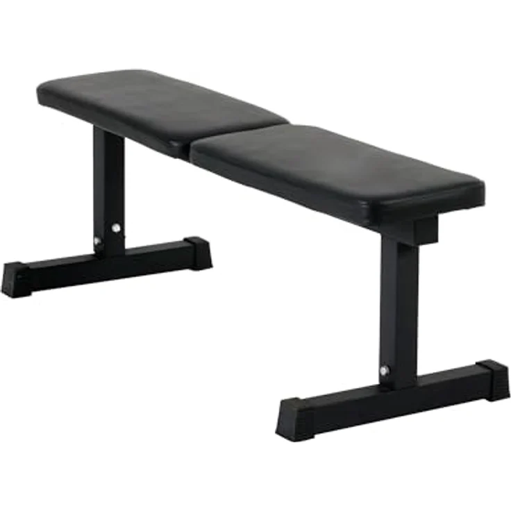 Rebel Flachbank Trainingsbank, robuste Bauweise mit ergonomischem Design, 120kg Belastbarkeit – Bild 4