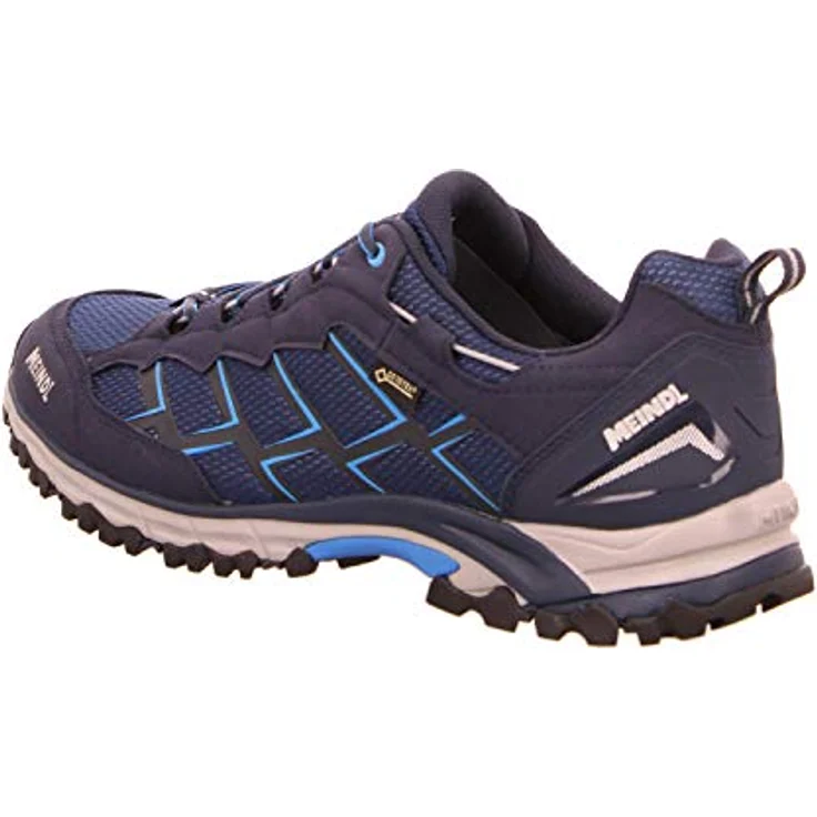 Meindl Caribe GTX, Trekkingschuh aus Velour und Mesh mit GORE-TEX Futter, marine | blau – Bild 3