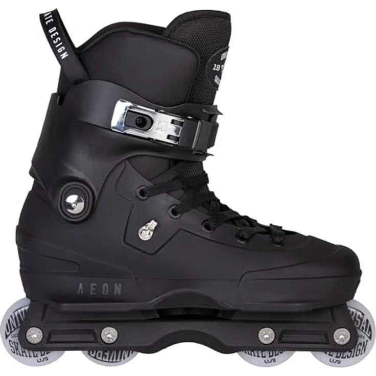 Usd Aeon Team 60, Inline Skates mit Unibody-Design, schwarzer verstellbarer Schaft und breiter Soulplate, Größe 40 – Bild 2