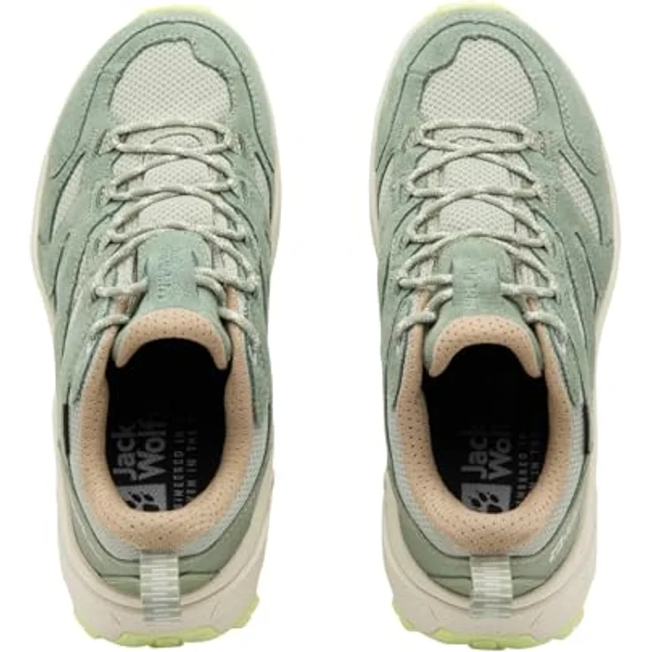 Jack Wolfskin Vojo Tour Texapore Low W, Damen Wanderschuhe, wasserdicht, grün, Größe 38 – Bild 3