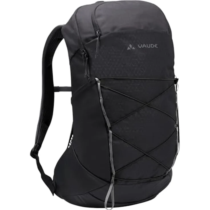 Vaude Agile air Wanderrucksack, 53 cm, schwarz, 100% Polyester, kompakt und leicht – Bild 1