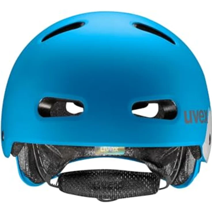 Uvex 4 style, Halber Helm für Kinder mit ABS-Hartschale, EPS-Innenschicht und reflektierenden Gurtbändern, Monster-Graffiti – Bild 2