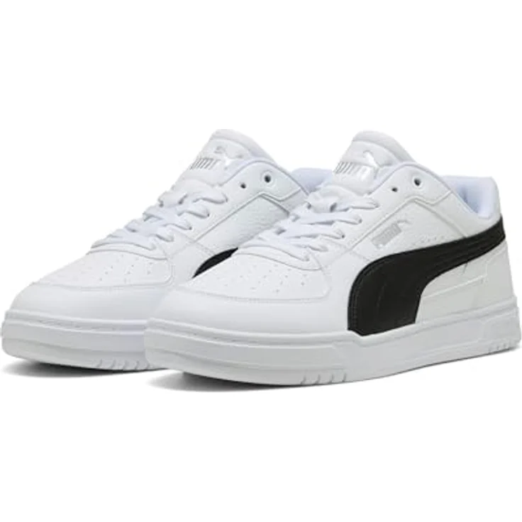 PUMA Caven III Unisex Sneakers, Retro-Hoops-Style, Weiß, mit SOFTFOAM+ Innensohle und recycelten Materialien – Bild 1