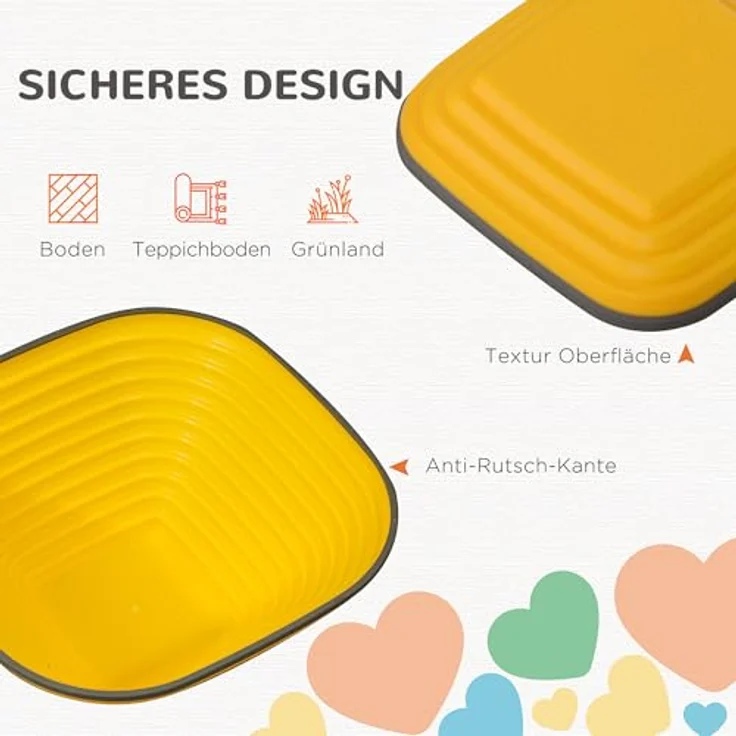 AIYAPLAY Flusssteine, 6-tlg. Balanciersteine quadratisch, stapelbar & rutschfest, bis 80 kg belastbar, bunt, für Kinder von 3-8 Jahren – Bild 5