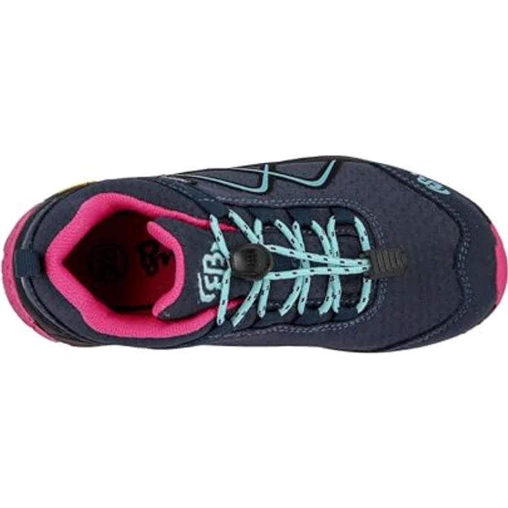 BRÜTTING Guide Outdoorschuh, wasserabweisender Wanderschuh für Kinder und Jugendliche mit Schnellschnürsystem, schwarz – Bild 5