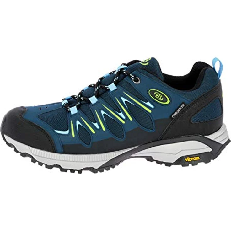 Brütting Herren Wanderschuhe, robuste Outdoorschuhe aus Synthetik, Schnürverschluss, Größe 43, Blau – Bild 2