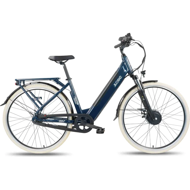 LLobe City E-Bike 28" MILLENIUM 7G, 250W Bafang Motor, 36V/13Ah, Rücktrittbremse, integrierter Akku, gefederte Gabel