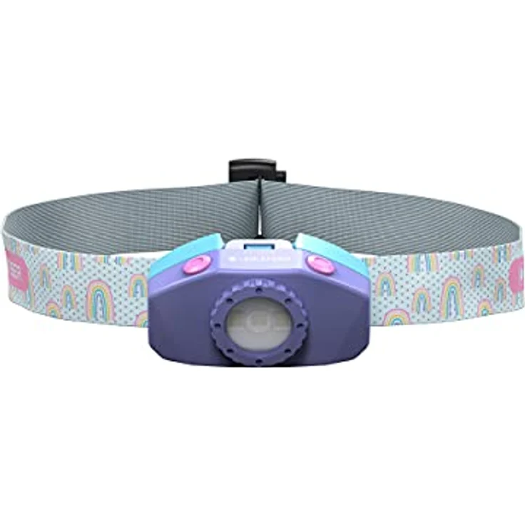 Ledlenser KIDLED2 LED-Stirnlampe für Kinder | energiesparende Stirnlampe Mädchen & Jungs | Weiß-, Rot-, Blaulicht | Mini Kopflampe mit Clip | lila – Bild 2