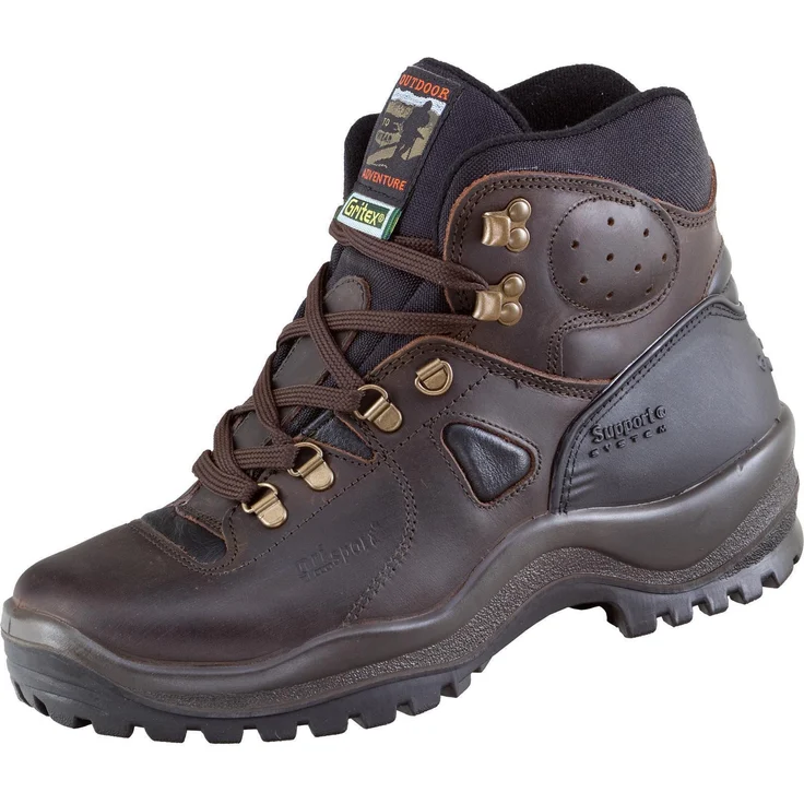Grisport Calz.Dakar Marrone, Wanderschuhe aus robustem Fettleder mit Gritex-Membrane, Gr. 45
