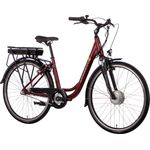SAXONETTE Saxonette Tiefeinsteiger E-Bike, Advanced Plus Elektrofahrrad, SHIMANO Nabenschaltung, mit integr. Rahmenschloss, 50cm Rahmenhöhe, bordeaux glänzend