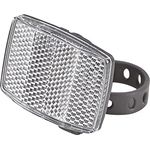 Prophete MTB-Reflektor mit Halter, StVZO zugelassen, weiß/schwarz, Größe L, 5261