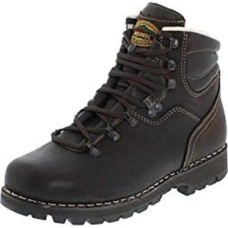 Meindl Herren Wanderschuhe, robuste Outdoorschuhe aus hochwertigem Leder, chromfrei gegerbtes Innenleder, Größe 46.5, Braun – Bild 2