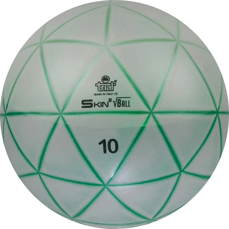 Trial Medizinball Skin Ball, 10 kg, 300 mm, gelb, Funktionales Training mit gefärbtem Wasser für Ganzkörpertraining