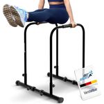 ArtSport Dip Barren Kraftstation, 500 kg belastbar, verstellbare Stangen & rutschfeste Griffe, Schwarz