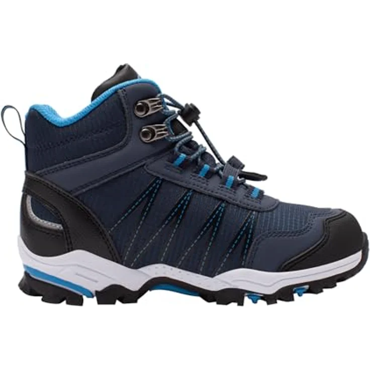 Trollkids Trolltunga Hiker Mid, Mädchen Wanderschuhe, wasserdichtes Obermaterial, Gummisohle für Traktion, Blau – Bild 3