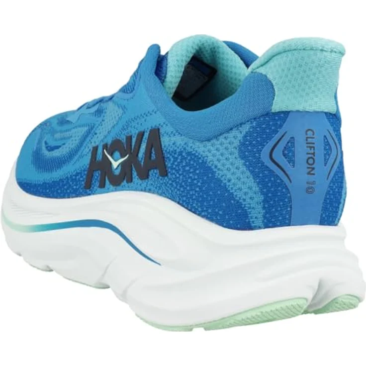 Hoka Clifton 10, Herren Laufschuhe mit optimaler Dämpfung, atmungsaktivem Obermaterial, Farbe Blau, Größe 41 – Bild 6