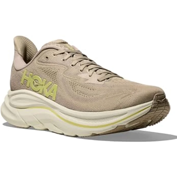Hoka Clifton 10, Neutrale Laufschuhe für Herren mit atmungsaktivem Mesh-Obermaterial und stabilisierender Fersenkappe, grau – Bild 5