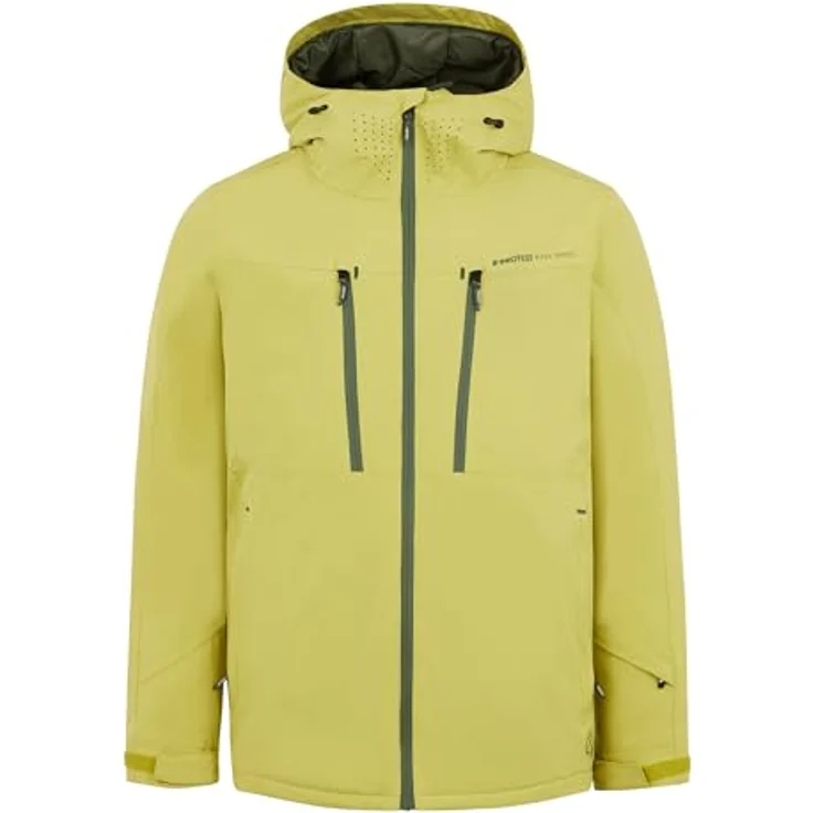 PROTEST PRTTIMO 23 Skijacke, winddicht, Slim Fit, mit Kapuze und Daumenschlaufen, Splitpea green, Größe XL – Bild 1