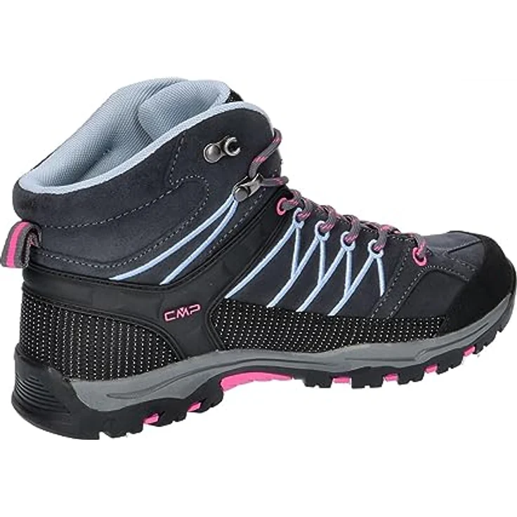 CMP KIDS RIGEL MID WP TREKKING SHOES, Graue Wanderschuhe in Gr. 38 mit wasserdichtem Obermaterial und FullOn GRIP-Sohle – Bild 7