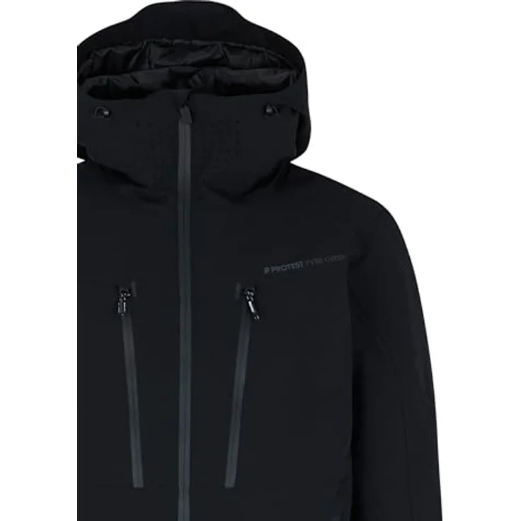 Protest PRTTIMOTHY Herren Skijacke, umweltfreundlich, wasserabweisend, Farbe: True Black, Größe S – Bild 3