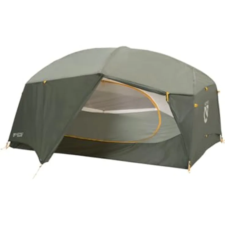 Nemo Equipment Aurora Ridge 2P Zelt, Tunnelzelt für 2 Personen, 2.76 kg mit Zeltunterlage, wetterfest und strapazierfähig