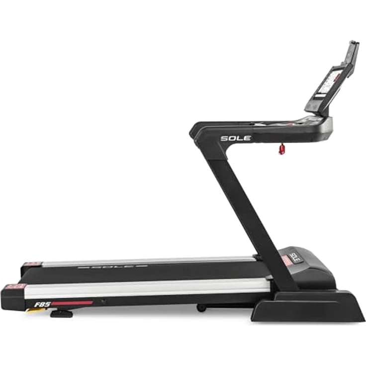 HAMMER Laufband F85, Fitness Laufband mit 15,6" TFT-Touchscreen, 10 Trainingsprogrammen, Steigungsfunktion bis 15%, klappbar & leise, extra breite Lauffläche 156 x 56 cm – Bild 2