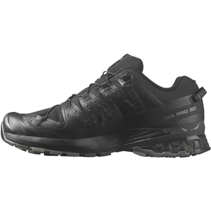 Salomon XA PRO 3D V9 WIDE, Herren Trailrunning-Schuhe mit stabiler Passform und All Terrain Contagrip-Sohle, Schwarz, EU 46 UK 11 – Bild 3