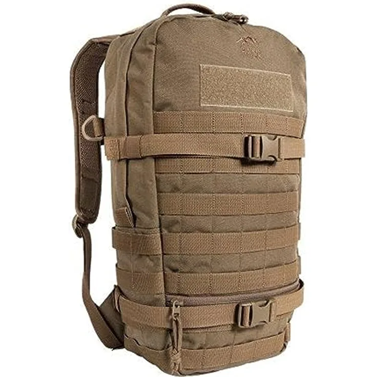 Tatonka Tasmanian Tiger TT Essential Pack L MKII Molle Kompatibler 15L Daypack Outdoor Rucksack (Oliv) - Leichtes Design, MOLLE-System, atmungsaktiver Netzrücken