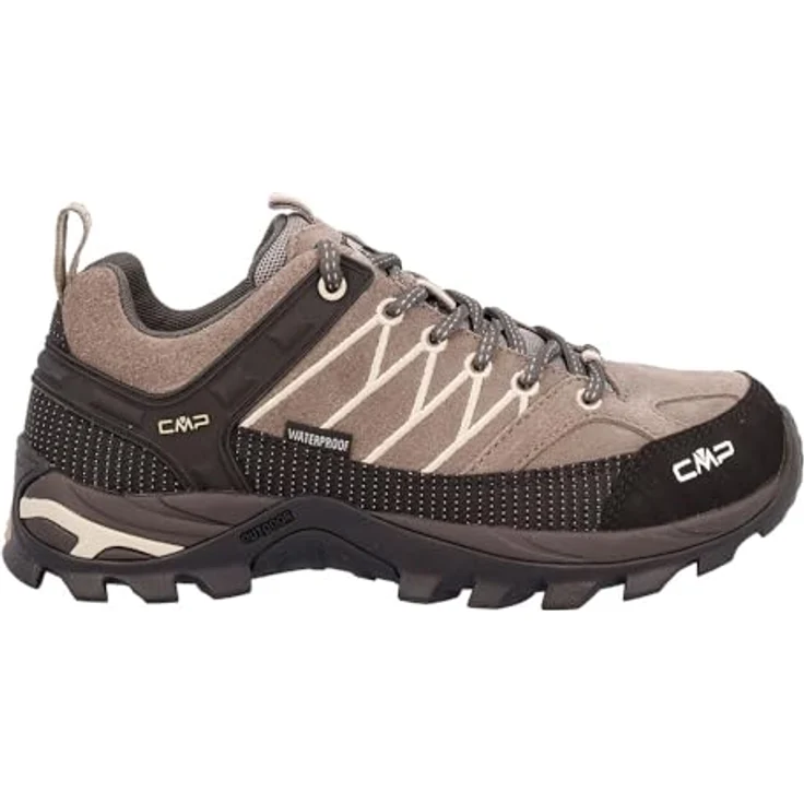 CMP RIGEL LOW WMN TREKKING SHOES WP, Wasserdichte Wanderschuhe mit FullOn GRIP-Sohle und OrthoLite®-Technologie – Bild 1
