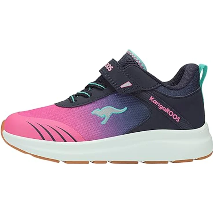 KangaRoos KB-Rida EV Klettschuh, sportlicher Hallensportschuh für Kinder, blau/pink, Gr. 33 – Bild 6