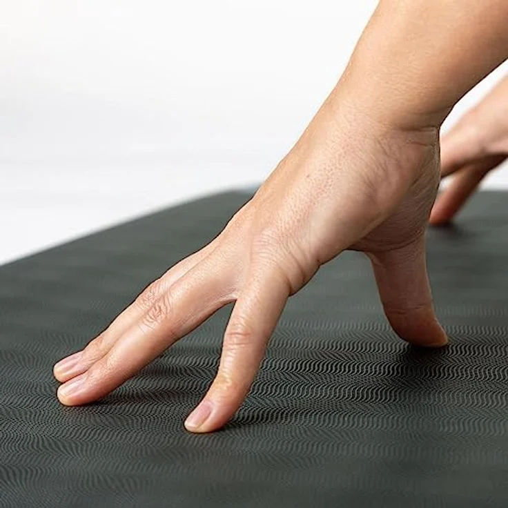 Bodhi Yogamatte ECO PRO Travel | 100% Naturkautschuk | Superleicht & Faltbar | Extrem Rutschfest | Ökologisch | Profi-Matte für Yoga & Pilates | Ideal zum Reisen | 185 x 60 x 0,13 cm | jungle-green – Bild 4