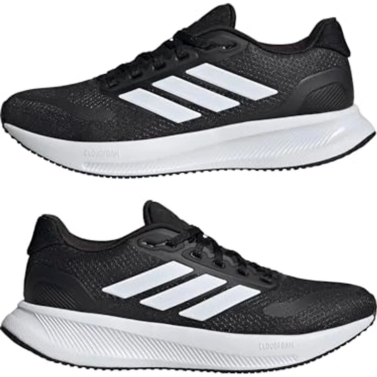 adidas Damen Runfalcon 5 Laufschuhe, Core Black/Cloud White, Größe 41 1/3 EU – Bild 8
