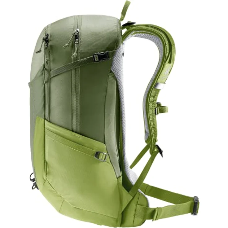 deuter Futura 23 Wanderrucksack, khaki-meadow, 23 L mit Aircomfort Netzrücken-System und abnehmbarer Regenhülle – Bild 5