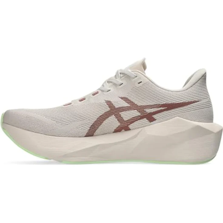 Asics Novablast 6, Leichte Wettkampf-Laufschuhe mit FlyteFoam™ Blast Max-Dämpfung, Rose Dust/Illuminate Yellow, Größe 42 – Bild 1