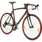 Galano 700C 28 Zoll Rennrad Vuelta Sti 4, Aluminium Rahmen, 14 Gänge, schwarz/rot