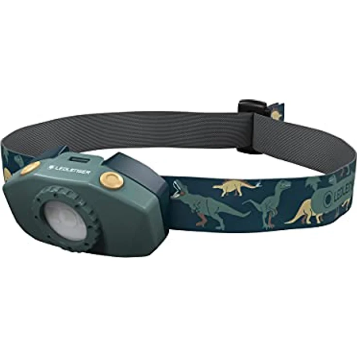 Ledlenser KIDLED2 LED-Stirnlampe für Kinder | energiesparende Stirnlampe Led Mädchen mit Batterien | Kinderstirnlampe für Jungs | Weiß-, Rot-, Blaulicht | Mini Kopflampe mit Clip | grün – Bild 1