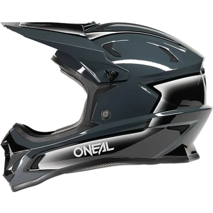 O'Neal Sonus Helm Sick, Fullface-Helm für Downhill und Freeride, schwarz/grau, Größe L – Bild 3