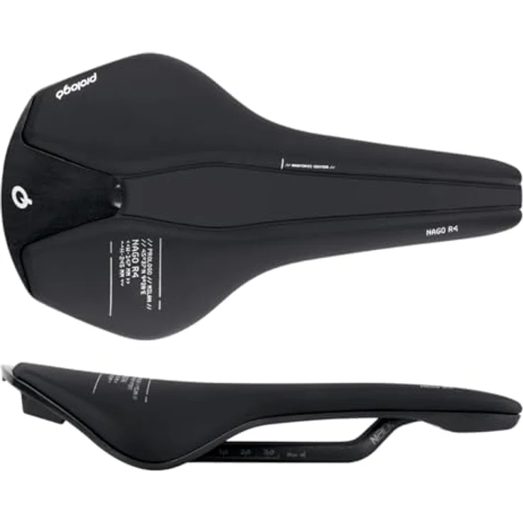 Prologo Sel.Nago R4 NCK 147 BLK Fahrradsattel, Sportmaterial, Mehrfarbig, Einheitsgröße – Bild 1