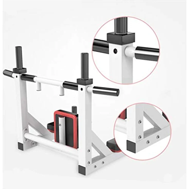 HAKENO Multifunktionelle Klimmzugstange für die Wandmontage Dip Station 2 in1 Pull Up Bar Wand Belastbarkeit bis 500kg – Bild 5