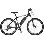 Fischer E-Mountainbike MONTIS EM 1726, Elektrofahrrad für Damen und Herren, RH 48 cm, Heckmotor 45 Nm, 48 V Akku, Schwarz