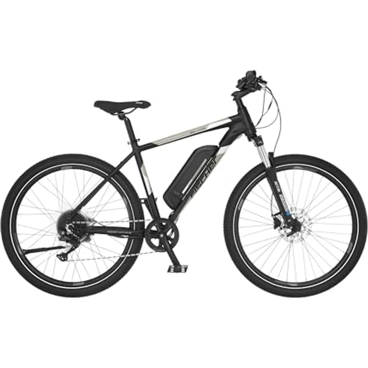 Fischer E-Mountainbike MONTIS EM 1726, Elektrofahrrad für Damen und Herren, RH 48 cm, Heckmotor 45 Nm, 48 V Akku, Schwarz – Bild 1